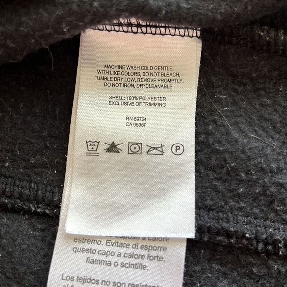 Columbia fleece full zip up size 12 to 18 months black long sleeves pockets - Picture 7 of 13